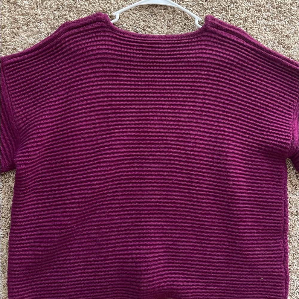 Women’s cardigan colored purple and size Large. From the brand Animale